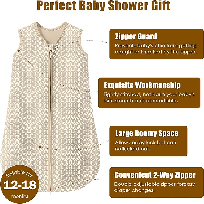 SWEET DOLPHIN Baby Sleep Sack - 100% Cotton