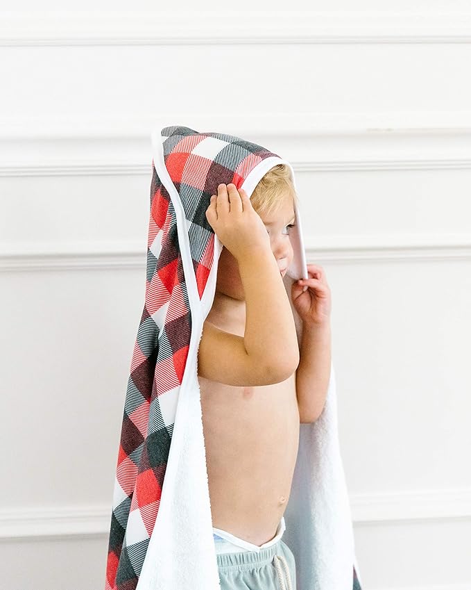 Copper Pearl Premium Knit Hooded Bath Towel with Terry Cloth Interior Jack