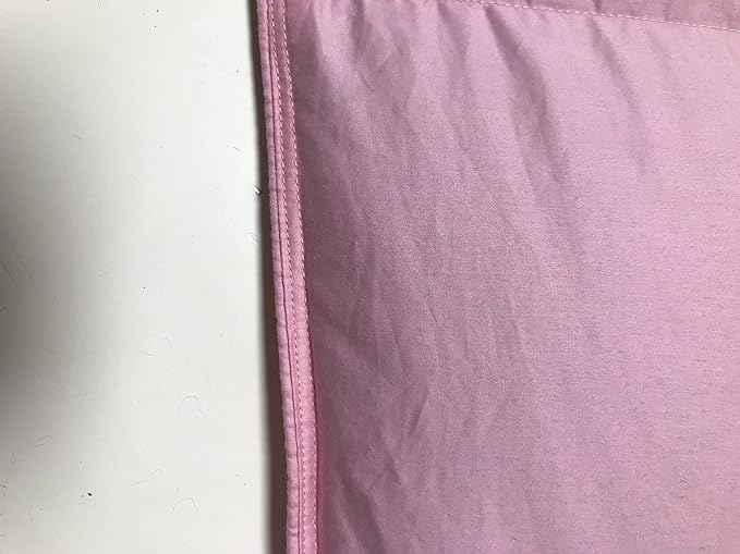 Toddler/Travel/Crib Goose Down Comforter Duvet/Blanket Multifunctional,100% Organic Cotton Washable Unisex Kids,All Season,Pink 47x60