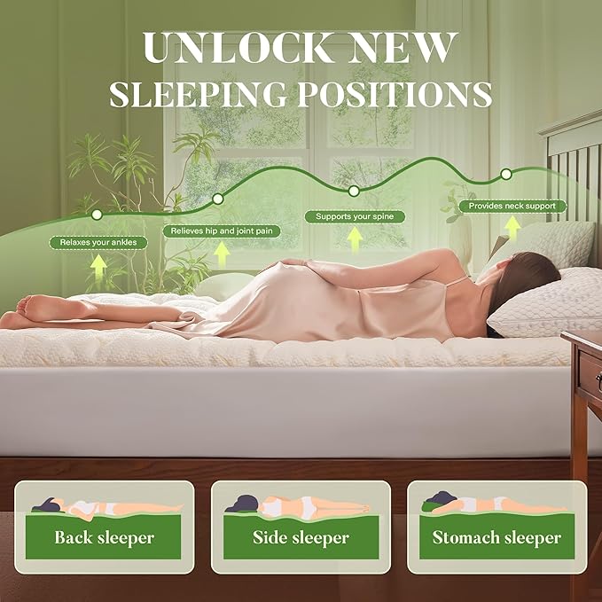 100% Waterproof King Size Mattress Topper, Thick Pillow Top Mattress Pad，Up to 21 Inch Deep Pocket,Soft Breathable Mattress Pad for Back Pain, Protector Cover(Beige)