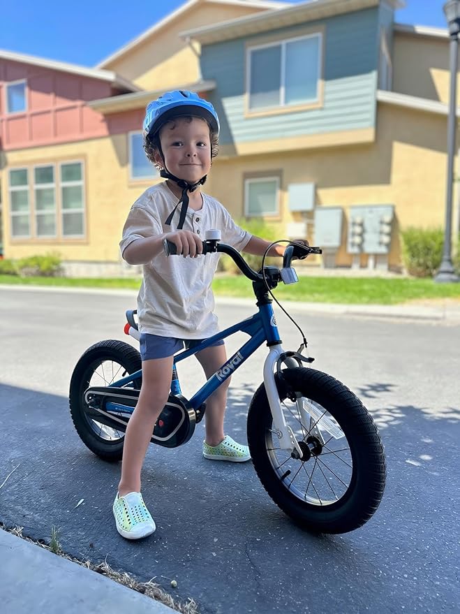 RoyalBaby Kids Bike Freestyle Classic & EZ Balance Pedal Switchable Bicycle, 12 14 16 18 Inch, 3-10 Years Toddler to Big Kids