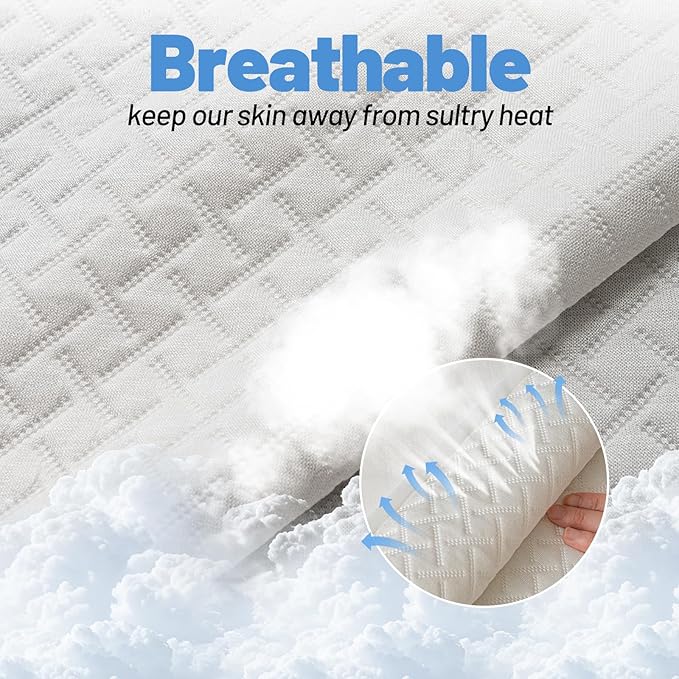 Premium Bamboo Mattress Protector – Full Size, Waterproof, & Ultra Soft Breathable Noiseless Washable Bed Mattress Cover for Comfort & Protection MC02FULL-T