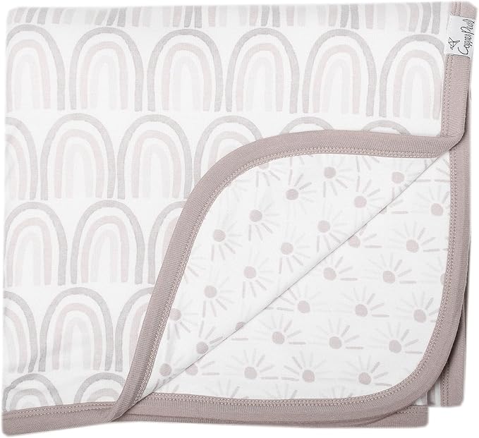 Copper Pearl Three-Layer Blanket: Soft and Breathable Twin Layer Baby Quilt | Boys and Girls Toddler Blanket | 46x46 Premium Polyester/Rayon | Bliss