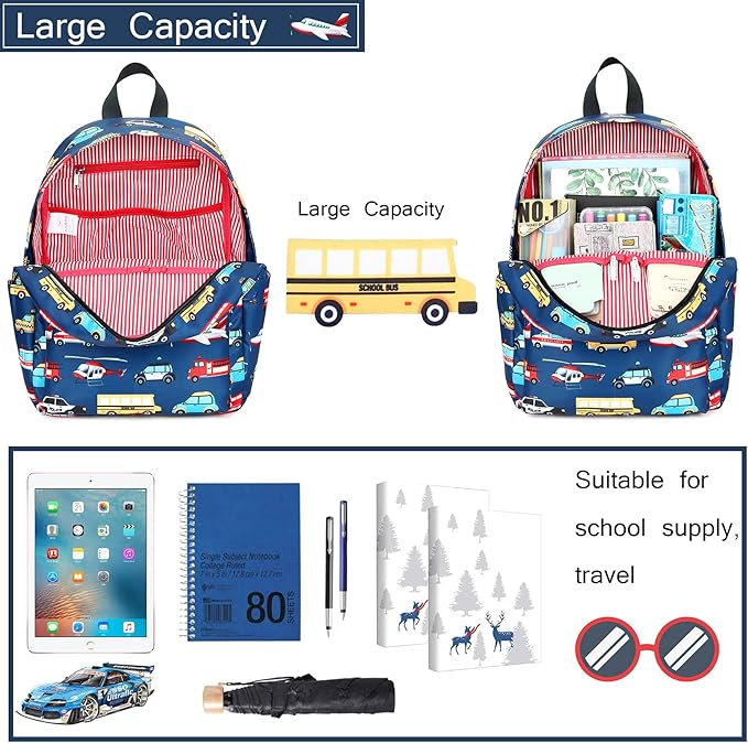 CAMTOP Kids Backpack Preschool Kindergarten Bookbag Toddler School Bag for Boys and Girls | Preschool, Kindergarten, Bookbag, Toddler