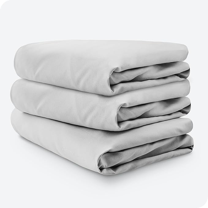 Bare Home 3-Pack Fitted Crib Sheet - Premium 1800 Ultra-Soft Microfiber - Breathable - Baby Sheet - for Boys & Girls - Fits Standard Crib and Toddler Mattresses (Cloud Grey)