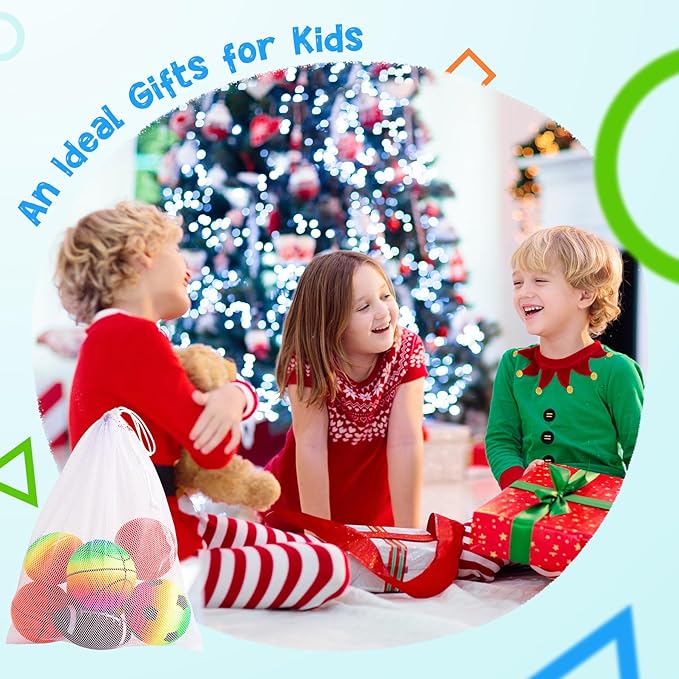 PlayZap 7-Piece Soft Ball Set for Toddlers & Kids - Includes 5” Playground Balls, Soccer, Football & Basketball - Great for Home, Yard, Pool, Classroom & Park for Boys & Girls