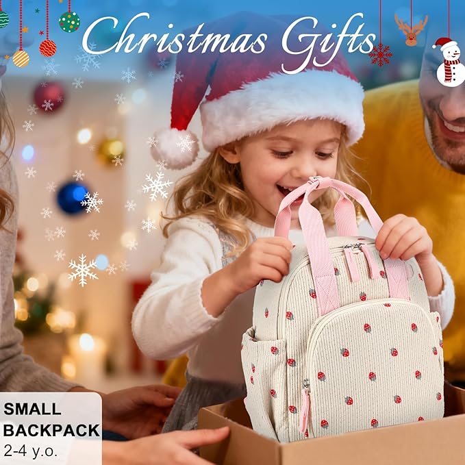 Bluboon Toddler Backpack for Girls Boys 2-4 Cute 12" Preschool Kindergarten Backpacks Kids Daycare Bags School Travel
