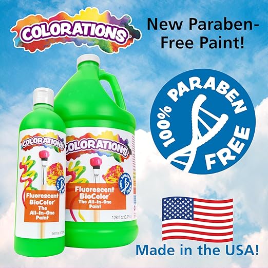 BioColor FBIOMA Paint, Fluorescent Magenta - 16 oz.
