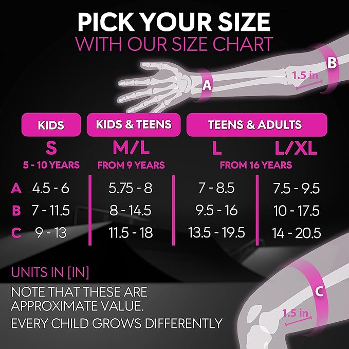 SKATEWIZ Skateboard Pads Protective Gear Set for Kids and Adults - Smash - Roller Skate Pads [6pc] with Wrist Guards - Skating Protective Gear - Roller Derby