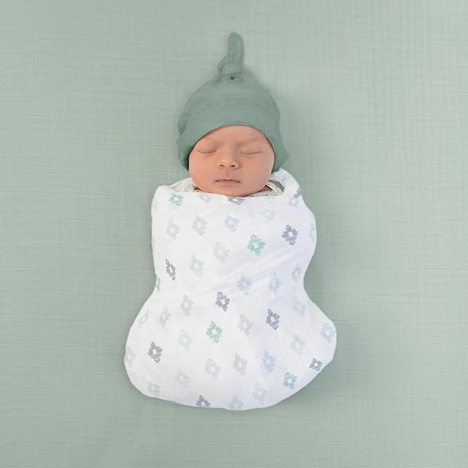 SwaddleDesigns Softest Cotton Muslin Fitted Crib Sheet, Toddler Sheet for Boys & Girls, Fits Standard Crib Mattress (28 x 52 inches), Jadeite