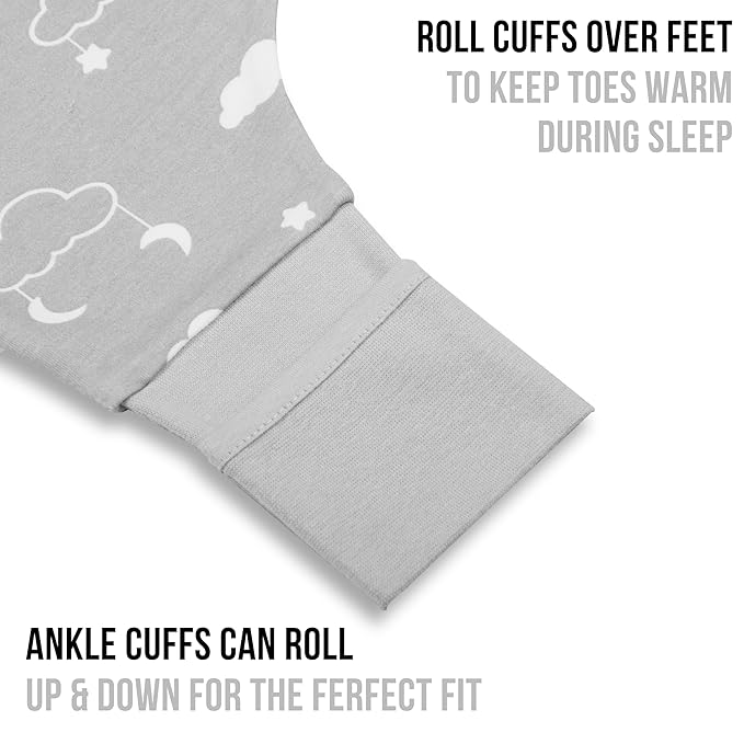 Mama Cheetah Toddler Sleep Sack with Feet 2T, 0.5 TOG Organic Cotton Baby Wearable Blankets with Legs, Baby Sleeping Bag for Walkers, Early Walker Medium, 3-Pack