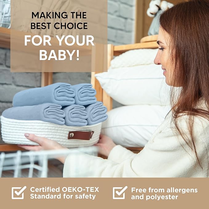 Pack and Play Sheets Fitted - Portable Mini Crib Mattress Sheet for Boys & Girls - Soft Jersey Cotton Playard Sheets - Play Yard Mattress Cover - Fits Most Pack n Play - Safe and Snug for Baby 2 Pack