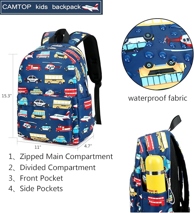 CAMTOP Kids Backpack Preschool Kindergarten Bookbag Toddler School Bag for Boys and Girls | Preschool, Kindergarten, Bookbag, Toddler