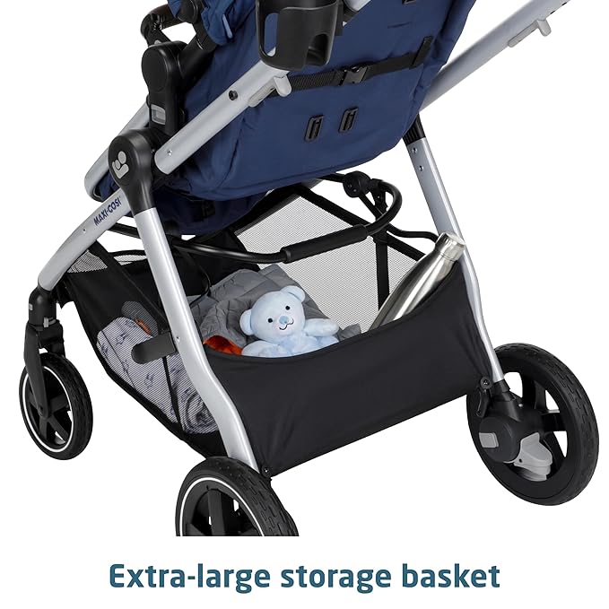 Maxi-Cosi Zelia™ Luxe 5-in-1 Modular - Baby Travel System Car Seat and Stroller, Infant Car Seat and Stroller Combo, Baby Car Seat and Stroller Combo in New Hope Navy