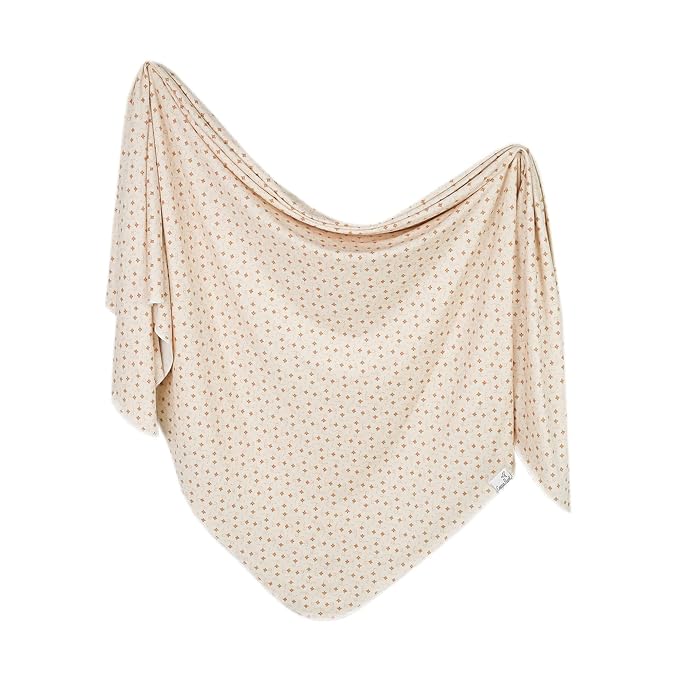 Copper Pearl Baby Swaddle Blanket - Premium Knit Baby Blanket, Large Soft Stretchy Receiving Blankets for Baby Boy and Girl, Swaddles for Newborn, Infant, and Toddler (Hunnie)