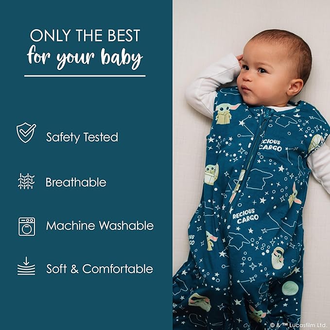 Milk Snob Disney Baby Sleeping Sack, Sleeveless Sleep Bag and Wearable Zip Up Blanket for Girl and Boy, Newborn Infant Shower