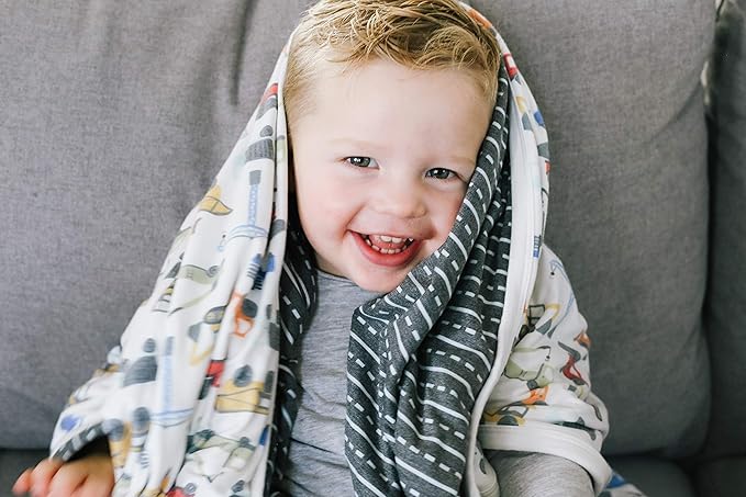 Copper Pearl Three-Layer Quilt: Soft Quilts for Boys & Girls | Breathable, Cozy Toddler Blanket | Baby Quilt for Newborns | 46x46 Premium Polyester/Rayon | Diesel