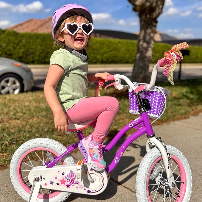RoyalBaby Kids Helmet 0.47 lb Ultra-Lightweight & Adjustable for Ages 5-13 Years, Ideal for Cycling, Scooter, Balance Bike & More Sports, 4 Vibrant Colors Available