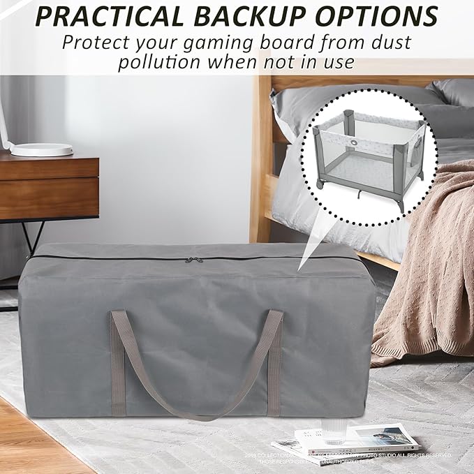 Carrying Bag Compatible with Graco Pack n Play,Waterproof Lightweight Playard Storage Duffle Bags for Graco Pack n Play for Travel and Storage（Grey）