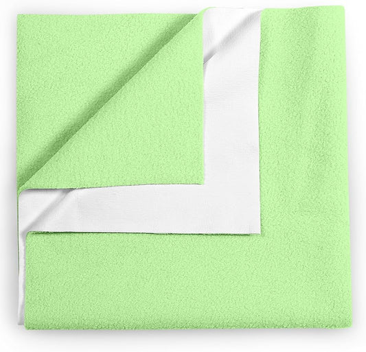 Waterproof Mattress Protector for Adults and Kids, Reusable Mattress Protector (Green, 40 x 54 Inch)