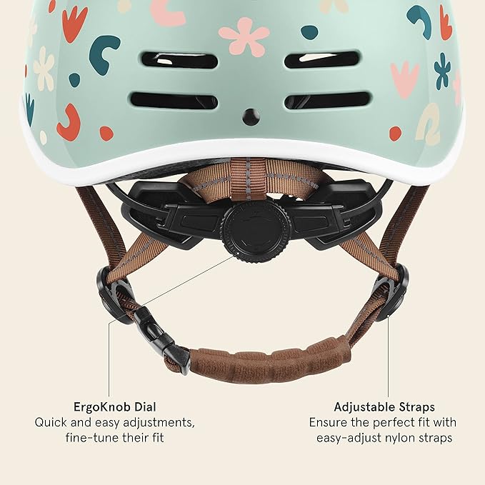 Retrospec Remi Kids Bike Helmet with Built-in Sun Visor - Adjustable Youth Safety Gear for Cycling, Skating & Scooters - 11 Air Vents, Washable Padding & Reflective Straps