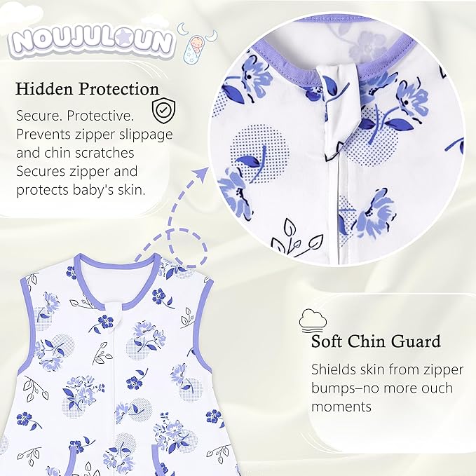 Toddler Sleep Sacks Sleep Sack 9-24 Months with legs Cozy comfy Baby Warable Blanket with 2-Way Zipper (9M-2T)