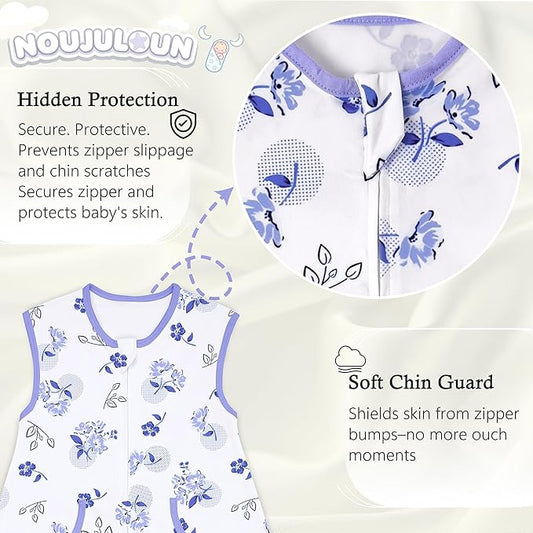 Toddler Sleep Sacks Sleep Sack 5T 6T 7T with legs Cozy comfy Baby Warable Blanket with 2-Way Zipper (5T-7T)