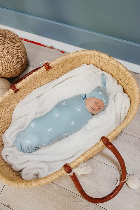 Copper Pearl Baby Swaddle Blanket - Premium Knit Baby Blanket, Large Soft Stretchy Receiving Blankets for Baby Boy and Girl, Swaddles for Newborn, Infant, and Toddler (Hayden)