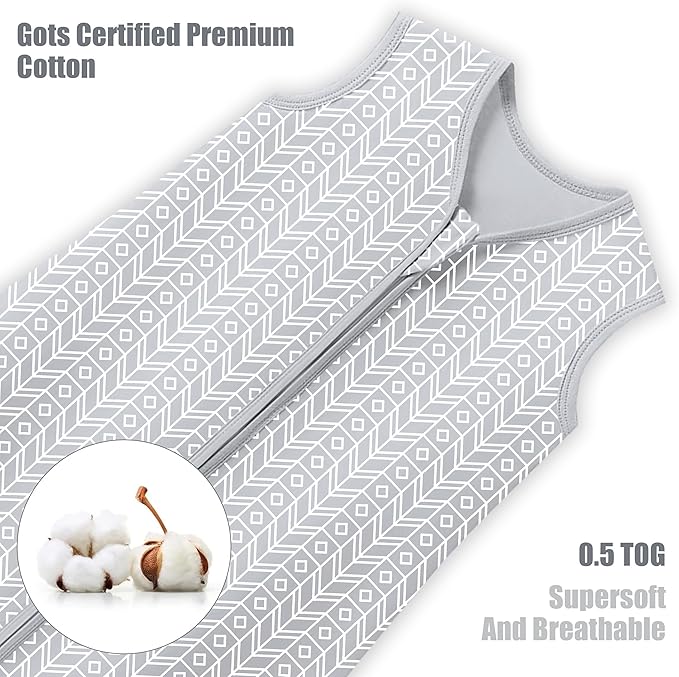 SWEET DOLPHIN Baby Sleep Sack - 100% Cotton