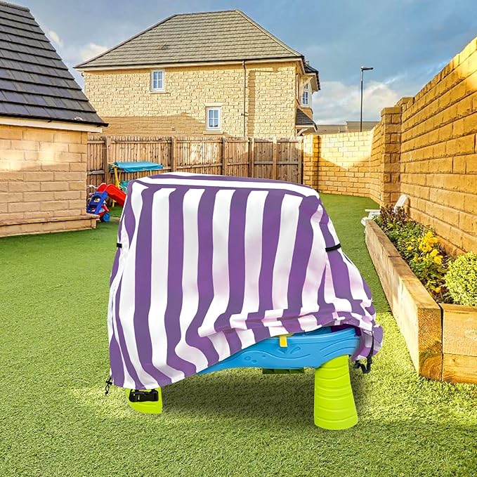 Kids Water Table Cover Fit Rain Showers Splash Pond Water Table,Waterproof Dust Proof Anti-UV Outdoor Toys Cover-Cover only