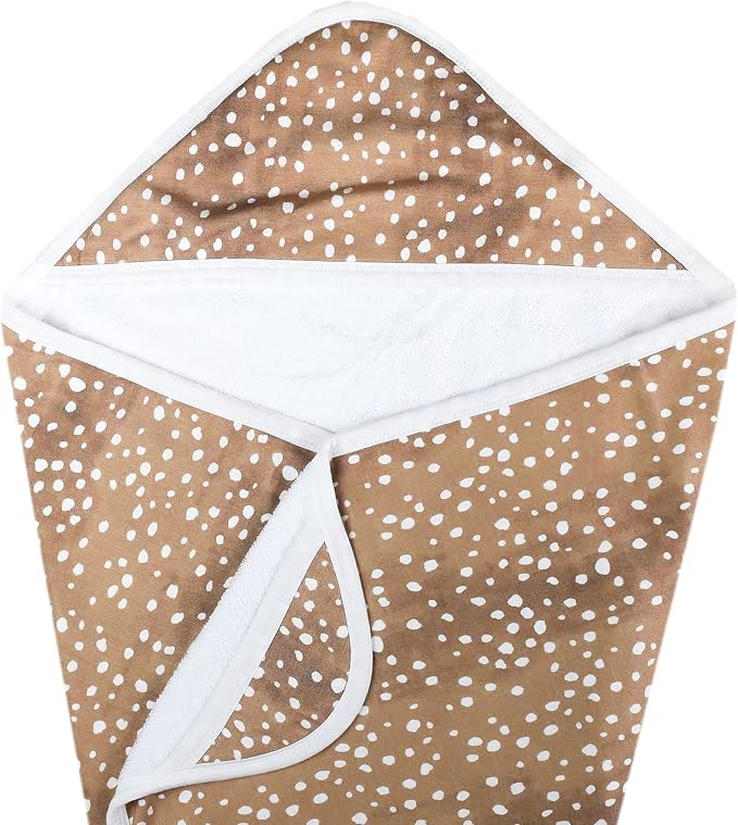 Copper Pearl Hooded Bath Towels Premium Knit/Terry Cloth Baby Towels with Hood, Pockets, and Cool Designs - Great to Gift and Make Bath Time Fun - Baby Bath Towel, Fawn