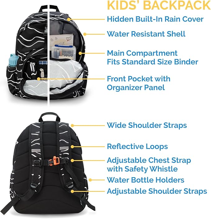 JAN & JUL Little Xplorers Kids' Backpack (Bear Mountain, One Size)