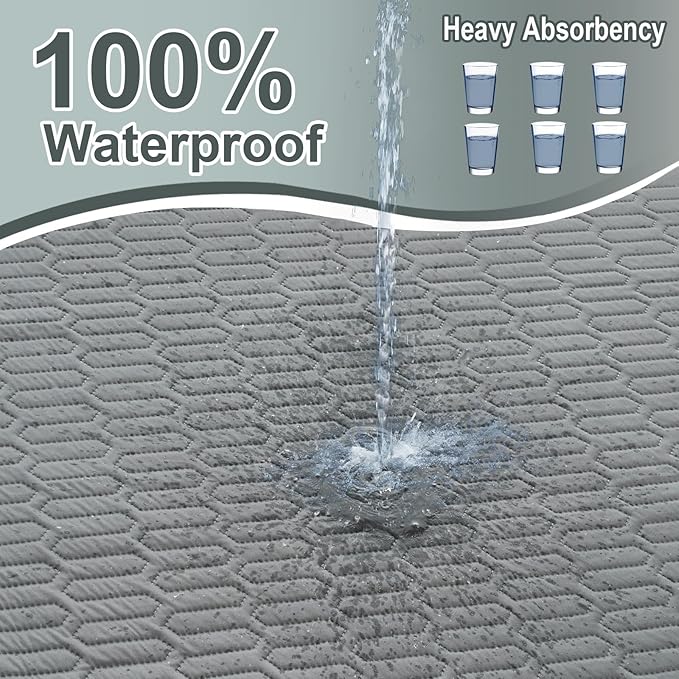 Incontinence Bed Pads, 24x36 Inch Washable Underpads - Multi-Use Pee Pads for Kids, Adults & Elderly Assistance, Waterproof Mattress Pads for Cribs, Pet Training, Couches & Travel