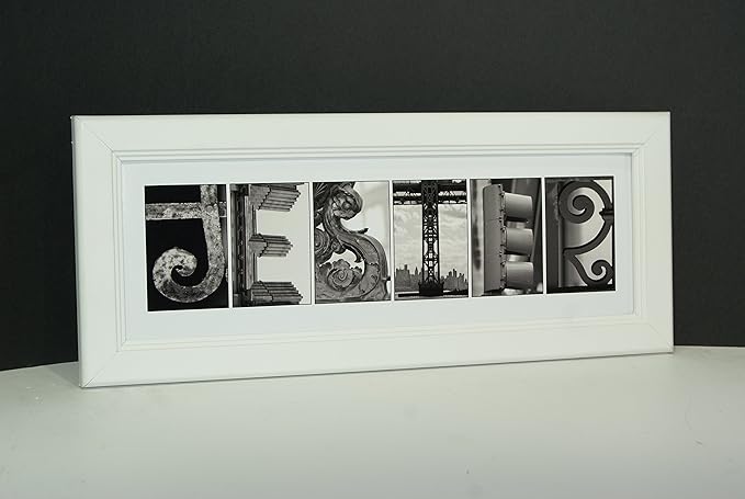 Creative Letter Art Personalized Sign in Nature Themed Alphabet Photograph Letters for Personalized Gift, Wedding, Graduation, Anniversary, Baby Name or any Occasion