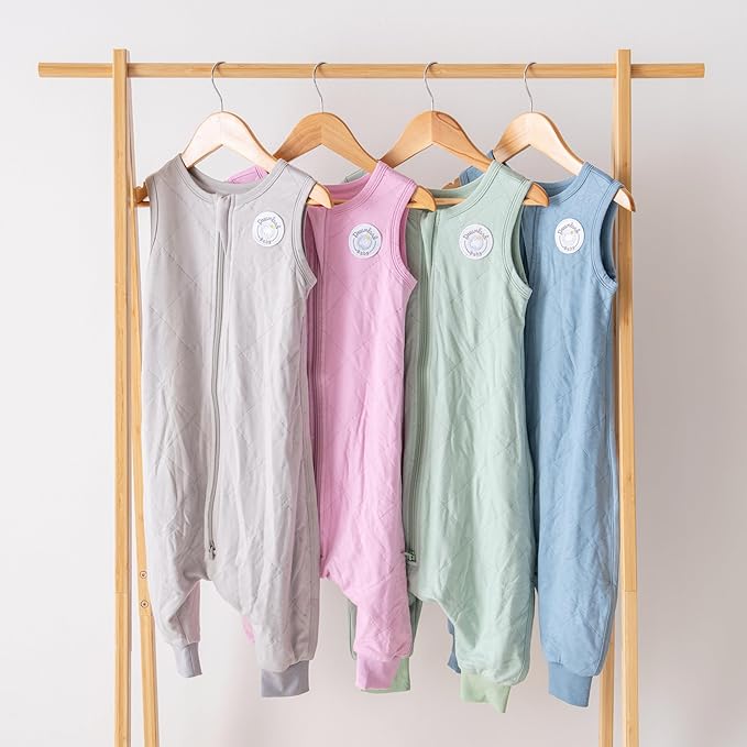 Dreamland Baby Toddler Sleep Sack with Feet, 1.0 TOG Temperature Rating - Ultra Soft Viscose Wearable, Breathable