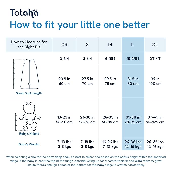 TotAha Sleep Sack 3 Pack, Breathable Sleep Bag for Infant Girl Boy, Wearable Blanket Baby Sleeping Sacks with 2-way Safe Zipper, 0.5 TOG