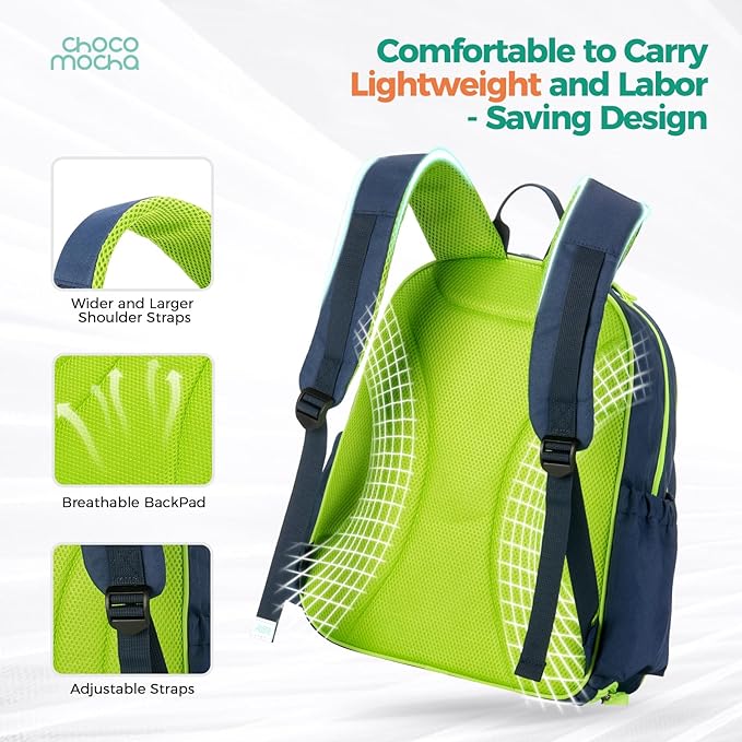 Choco Mocha Kids Tennis Bag Kids Tennis Backpack Youth & Junior Tennis Bag 16 Inch