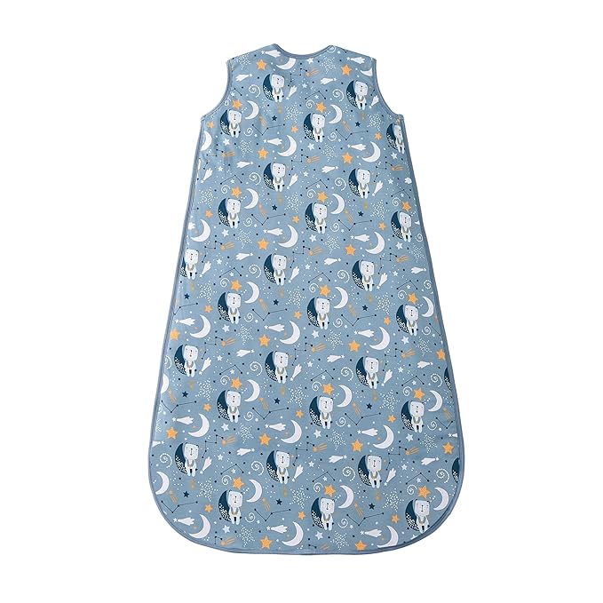 Baby Sleep Sack 2-4 T 95% Rayon from Bamboo 5% Spandex Boys & Girls Wearable Blanket 1.0 TOG Toddler Sleeping Sack 2- Way Zipper X-Large Blue Bears