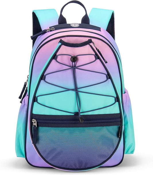 Choco Mocha Kids Tennis Bag Kids Tennis Backpack Youth & Junior Tennis Bag 16 Inch