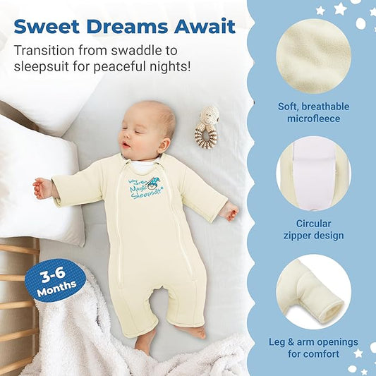 Magic Sleepsuit Baby Merlin's Microfleece Baby Swaddle Transition Product