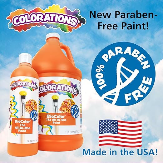 BioColor MBIOBL Paint, Metallic Blue - 16 oz.