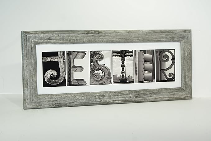 Creative Letter Art Personalized Sign in Nature Themed Alphabet Photograph Letters for Personalized Gift, Wedding, Graduation, Anniversary, Baby Name or any Occasion