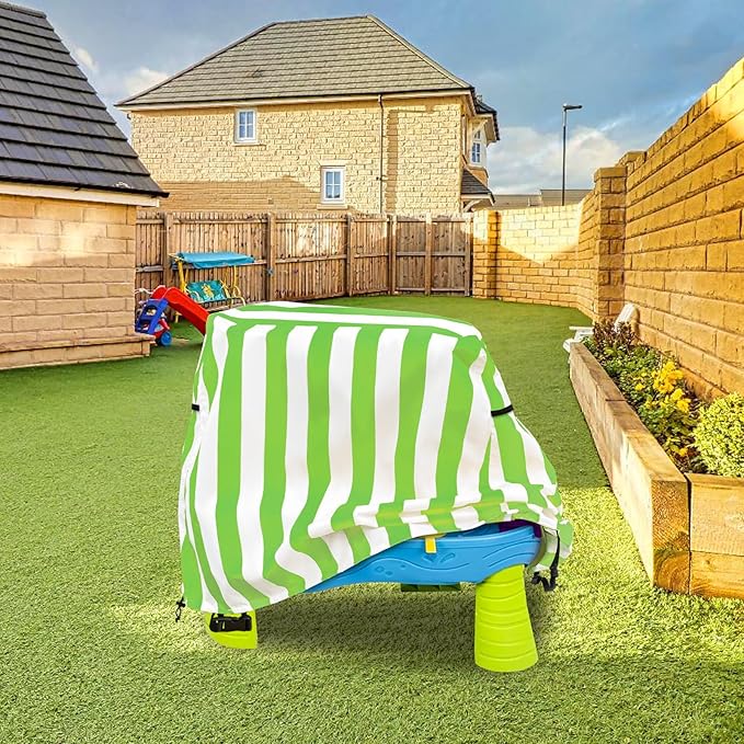 Kids Water Table Cover Fit Rain Showers Splash Pond Water Table,Waterproof Dust Proof Anti-UV Outdoor Toys Cover-Cover only