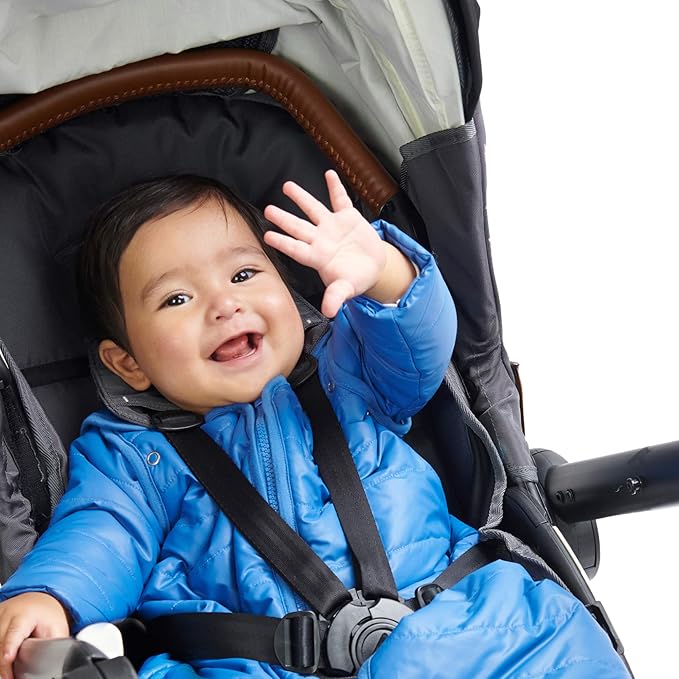 baby deedee Sleep Nest Travel Quilted Baby Sleeping Bag Sack with Sleeves, Ink, Small (0-6 Month)