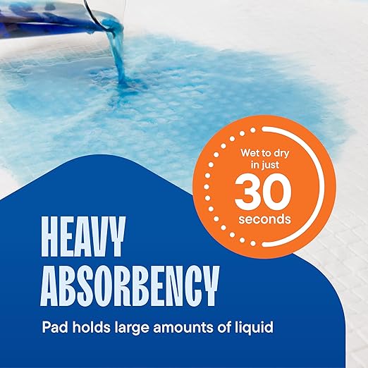 Chucks Pads Disposable Adult Underpads [100-Pack] 36"x36" XXXL Super-Absorbent Incontinence Bed Pads – Large Leak-Proof Mattress Protector Pee Pads for Adults, Seniors, Kids & Pets