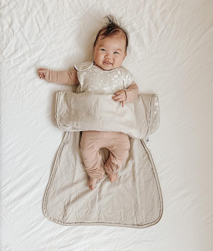 GUNAMUNA Unisex Baby, Toddler Wearable Sleeping Bag Bamboo Rayon, Premium Duvet Sleep Sack, 0.5 TOG