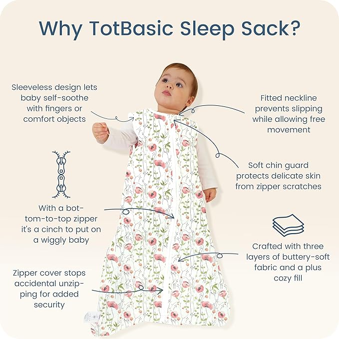 Toddler Sleep Sacks 2T-3T-4T, 0.5 TOG Light Summer Wearable Blankets, Extra Long XL Sleeping Bags, 2 Pack