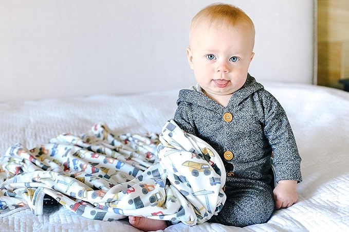 Copper Pearl Three-Layer Quilt: Soft Quilts for Boys & Girls | Breathable, Cozy Toddler Blanket | Baby Quilt for Newborns | 46x46 Premium Polyester/Rayon | Diesel