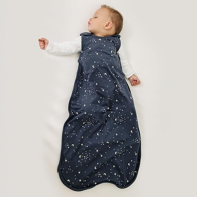 Ecolino Organic Cotton Baby Sleep Sack - 2-Way Zipper Baby Wearable Blanket - Toddler Sleeping Bag Sack - 2-4 Years - Milky Way