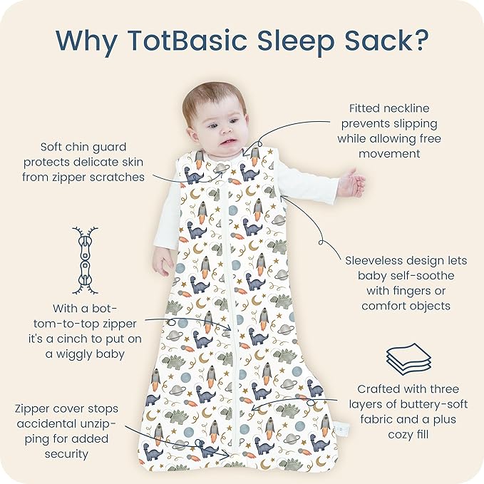 Toddler Sleep Sacks 2T-3T-4T, 0.5 TOG Light Summer Wearable Blankets, Extra Long XL Sleeping Bags, 2 Pack